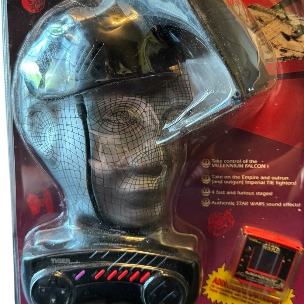 Star Wars Millennium Falcon Challenge Headgear Vintage Virtual Reality Game - Picture 4 of 8